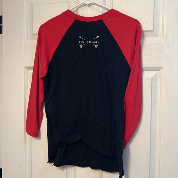 Cute Christmas baseball style tee - Picture 2 of 3